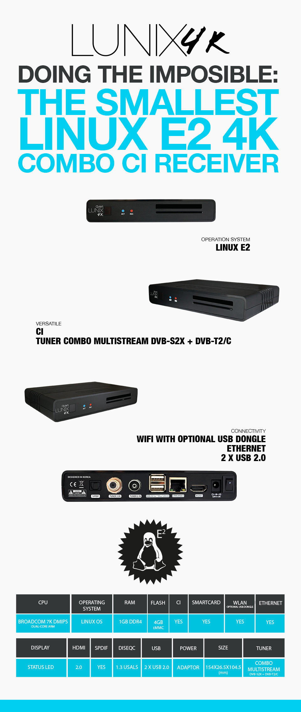 QVIART Lunix CO COMBO, Open ATV 7.3