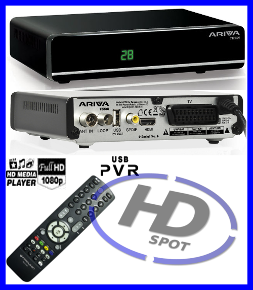 Ferguson Ariva T650i HDTV-Receiver für DVB-T