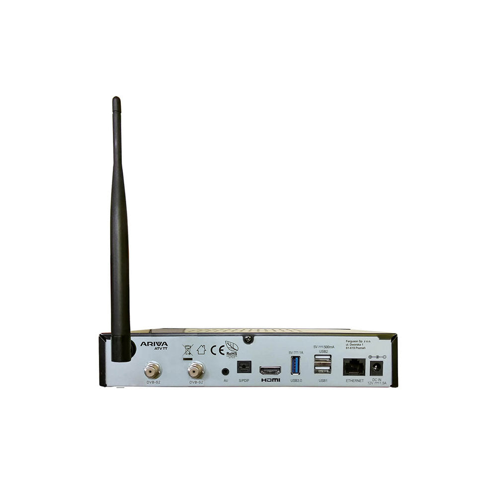 Ferguson Ariva ATV TT 4K UHD Twin-Sat Android 8.0, Open ATV 7.4 Linux 2 x Fernbedienung