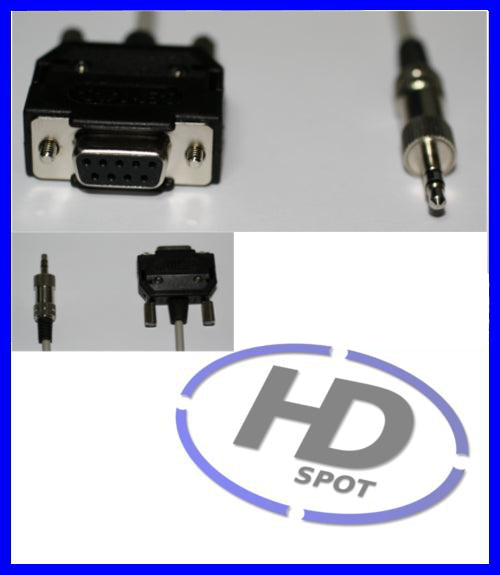 Datenkabel RS232 auf Klinke 3,5mm Metallstecker 1,5m