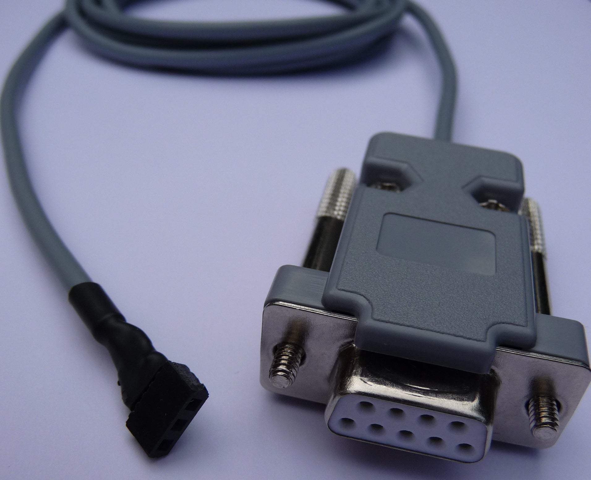 Datenkabel RS232 Nullmodem (9-polig) auf Buchsenleiste 3-polig