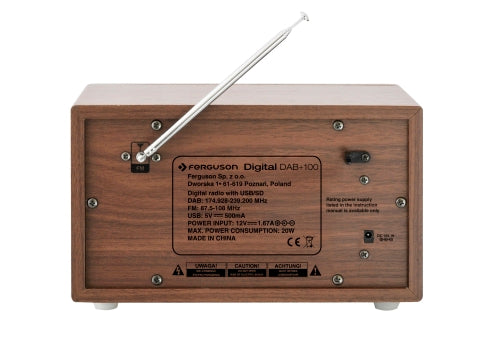 Digitalradio DAB+,UKW,USB Ferguson DAB+150