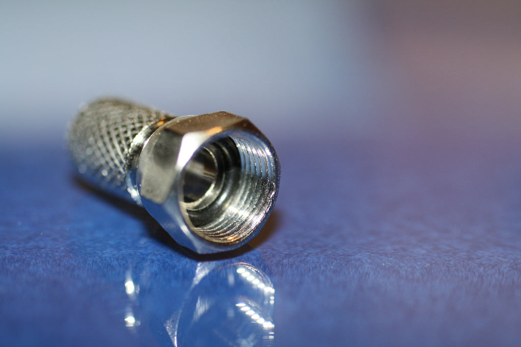 F-Stecker mit Gummidichtung 7,5 mm