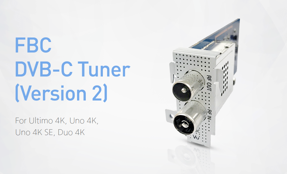 FBC DVB-C Kabel-Tuner Plug&Play für VU+ 4K UHD