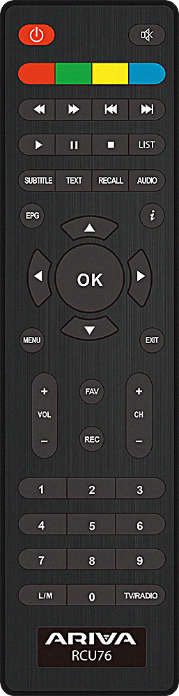 Ferguson Ariva 175 Combo für alle Empfangsarten mit Bluetooth Fernbedienung PVR