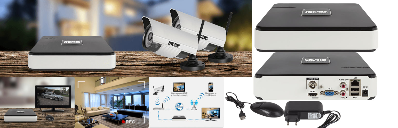 Funkkamerasystem Bild-und Tonübertragung MT-Vision HSR 8200 IP Set