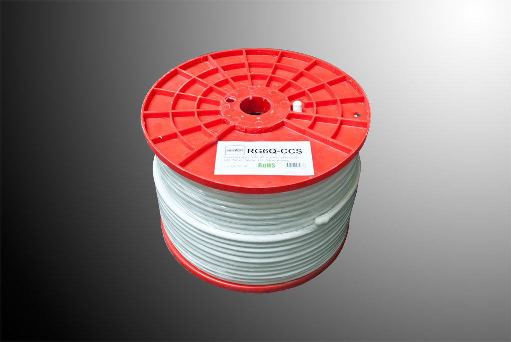 Koaxialkabel Venton 120 dB 4-fach geschirmt (Kupfer-Innenleiter)