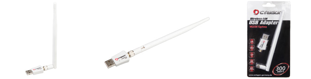 Wi-Fi USB Adapter WL038 300 Mbit/s für Octagon