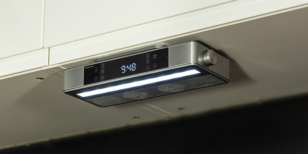 Unterbau-Küchenradio, Regent Cucina, UKW, Bluetooth Freisprecheinrichtung