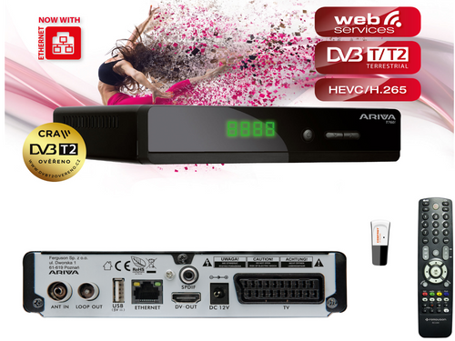 DVB-T2 Receiver Ferguson T760i mit Internet