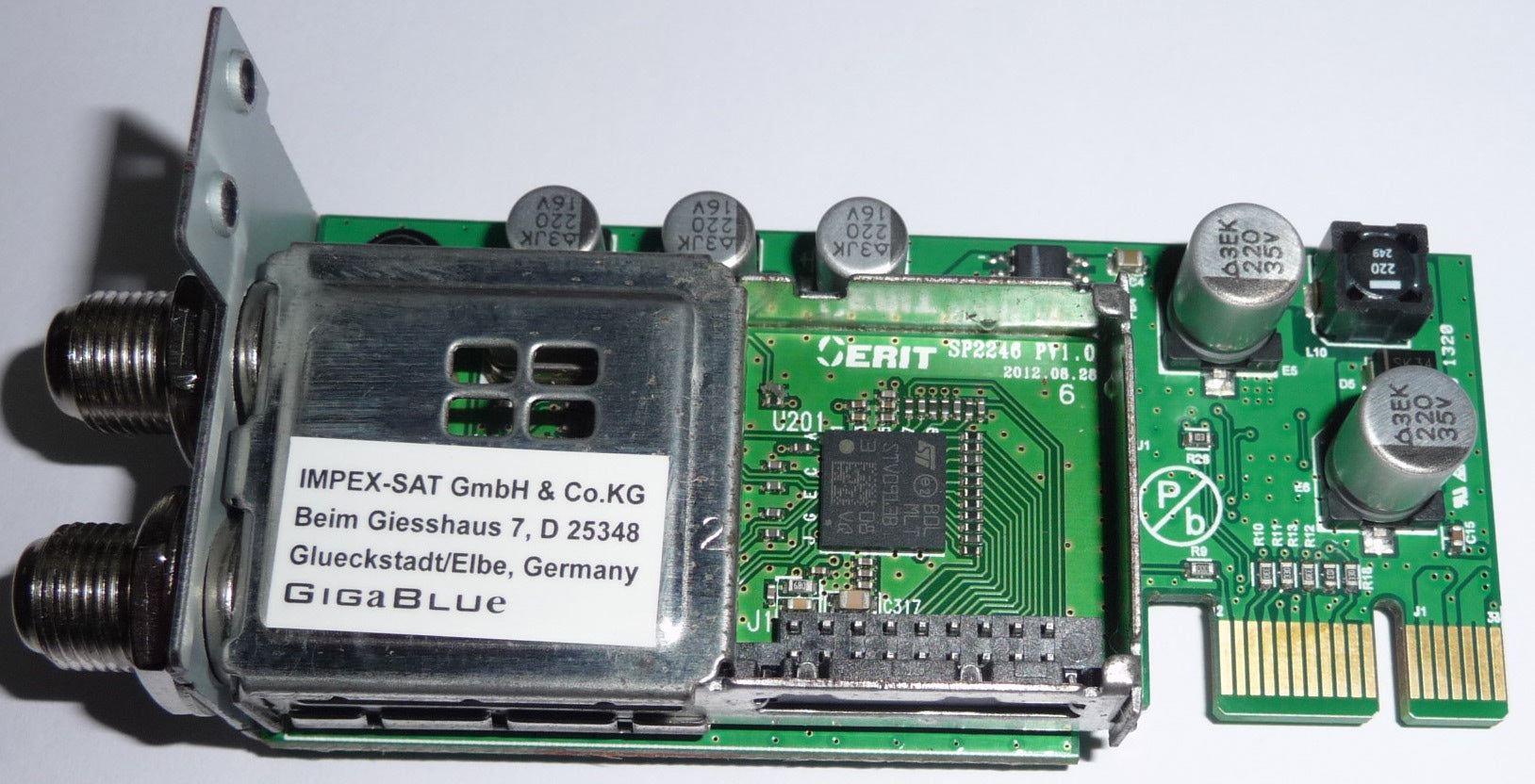 Plug & Play Tuner für Gigablue DVB-S2