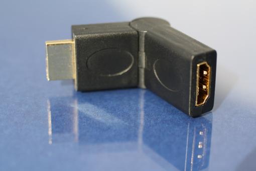 Winkeladapter HDMI mit Gelenk 