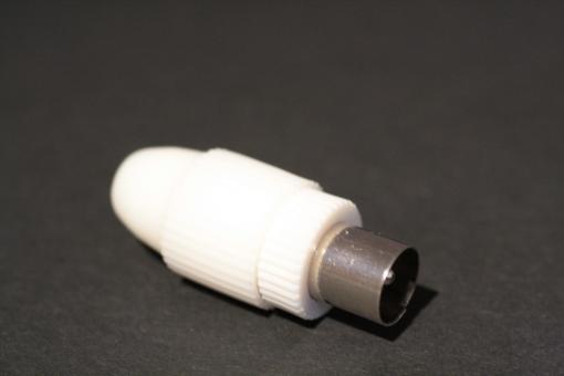 Koaxialstecker 9,5 mm 