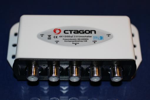 Octagon DiseqC - Schalter 4/1 mit Wetterschutz 